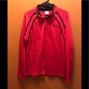Under Armour 3/4 zip fuchsia pullover